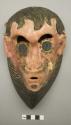 Mask worn by last of the 7 male characters of the dance "Baile de les Diables"