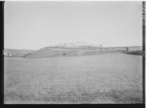 Southeast slope, near view - terraces