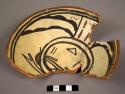 Early modern Hopi polychrome pottery bowl