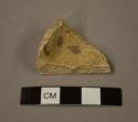 Potsherd of rectangular dish