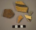 14 sherds, comb marked
