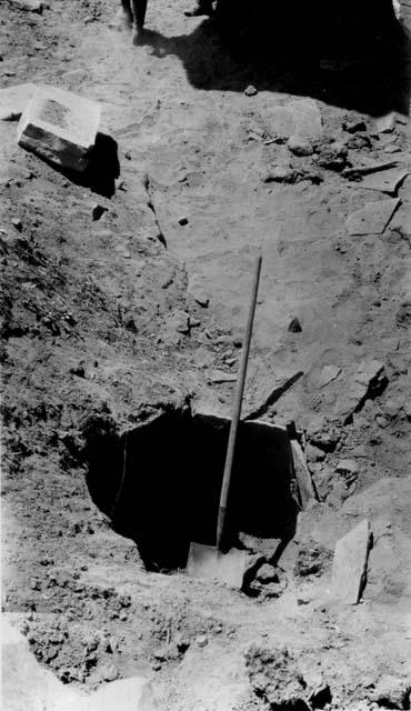 Hexagonal cist, Fruita. Above Mulfords Ranch.