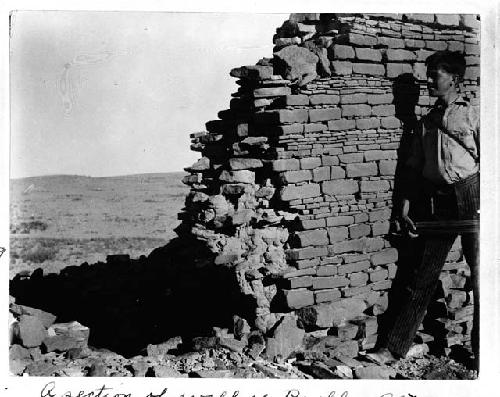 Dr. Tozzer - 1916 at Pueblo Alto, New Mexico