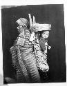Navajo Indian woman with baby in cradleboard