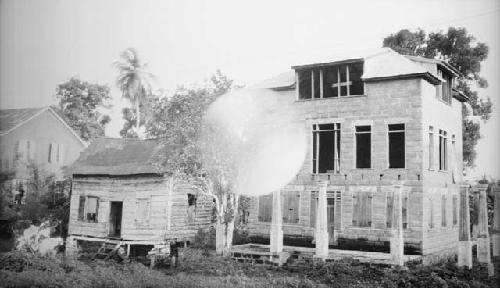 Old house and new - Monrovia