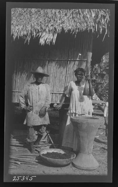 Man and woman in traditional clothing