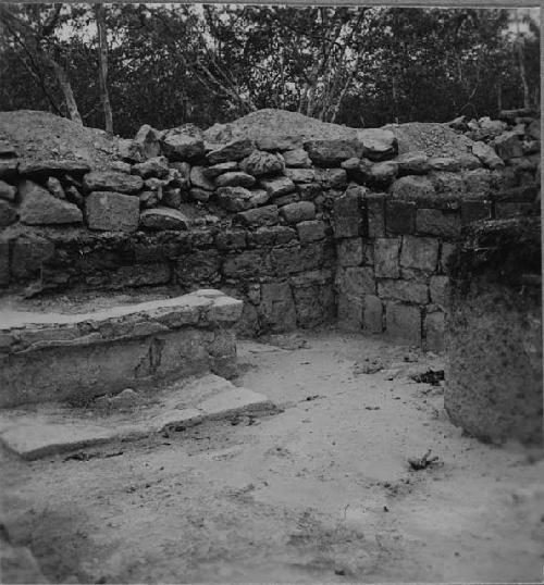 Altar in rear room at Structure Q169