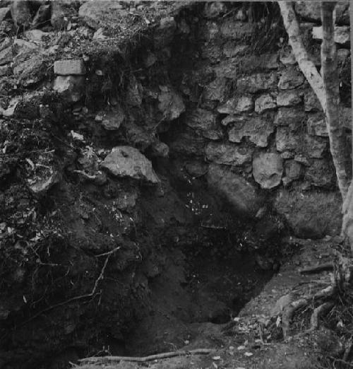 Group R-85 to 90. Trench near southeast corner of outer terrace