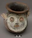 Face effigy vessel