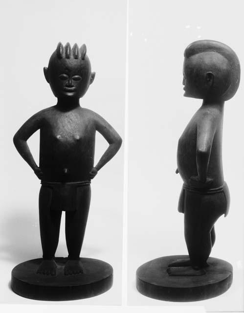 Ebony female figurine