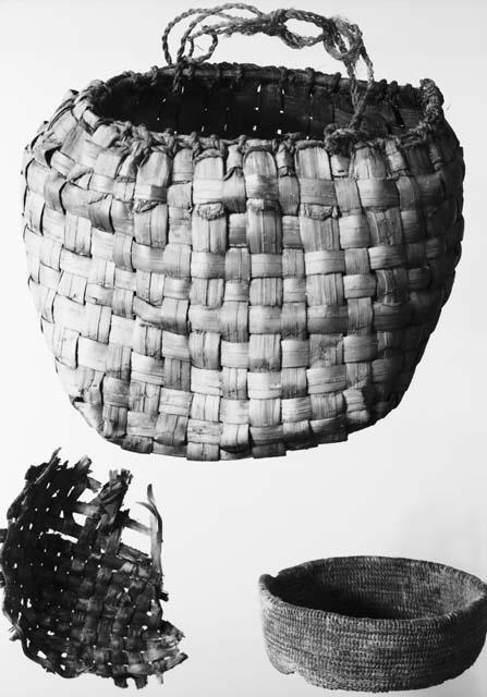 Basketry from Hueco mountains, Cave One and Ceremonial Cave