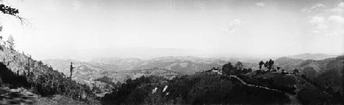 Two views of road from Totonicapan to Santa Cruz