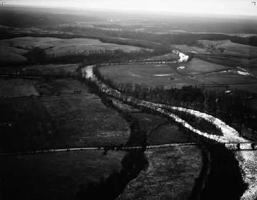 Looking Down the Valley of the Rappahannock from Kellys Ford