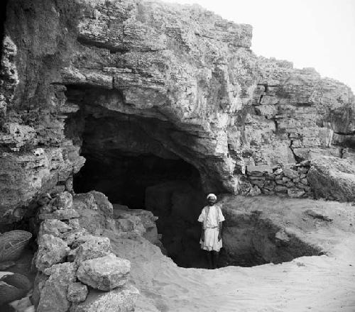 Excavation of Ashakar cave sites, Cave 3 entrance