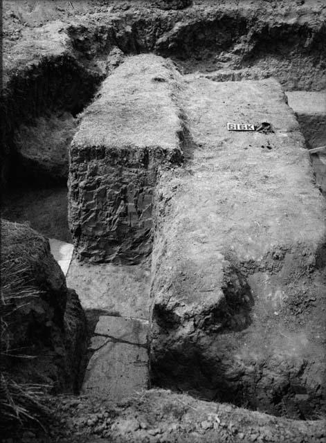 Kiva, western half looking north, partially excavated