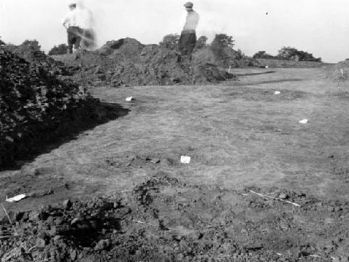 East and west trench at Hrada