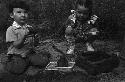 Yutaoho, Shansi, June 1935, David and Clare Bingham, mudpies