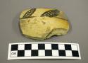 Fragment San Bernardino black on yellow pottery bowl