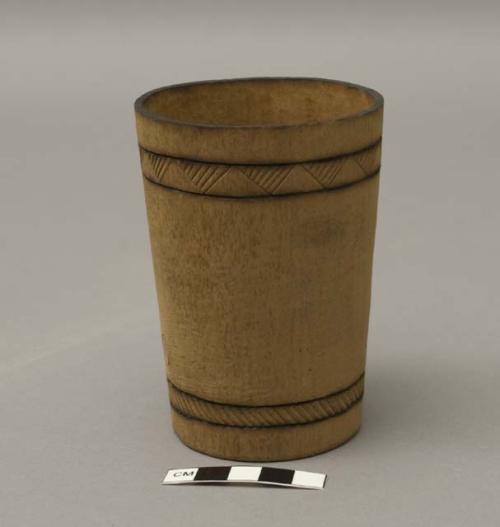 Large wooden tumbler