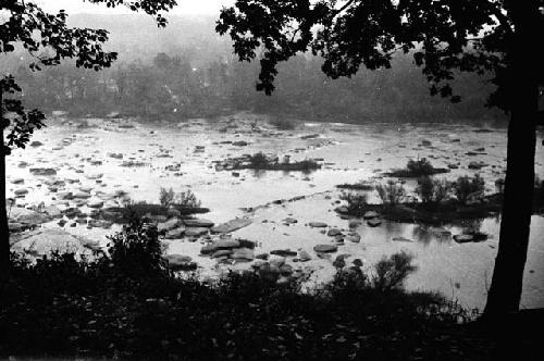 Indian Fish Traps, in the James River at Richmond