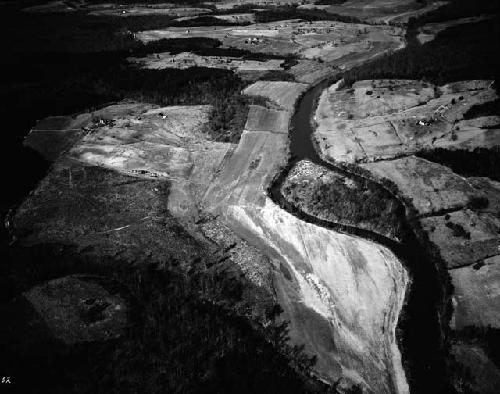 Looking up island in the Rappahannock River between Rogers Ford and Kellys Ford