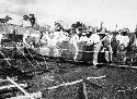 Men working along tracks