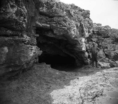 Excavation of Ashakar cave sites, Cave 3 entrance