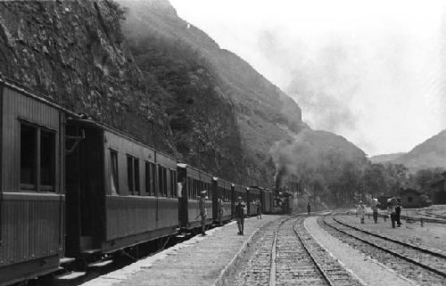 Peiping - Shansi, June 1935, small-gauge train