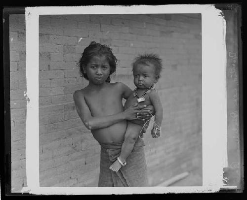 Children in rural setting