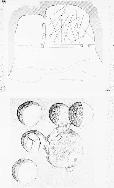 Cists in Steamboat Cave and Canyon; Cliff Ruin 2