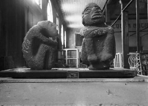 Stone objects in National Museum, San Salvador