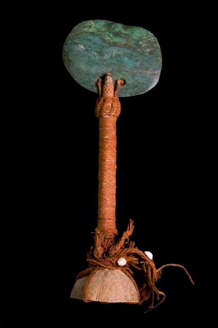 Carved nephrite mace