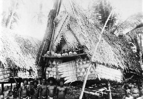 Dobu tribe house and people