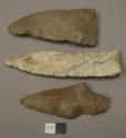 Biface stone points