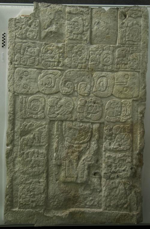 Cast of part of Stela J, west bottom