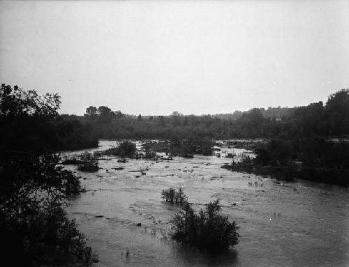 Island and Indian fish traps in the Rappahannock at Falmouth