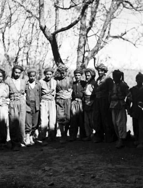 Kurds on Jebel Baradost near Rowandiz