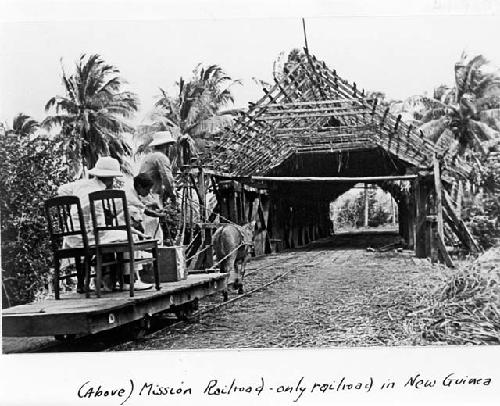 Mission railroad, only railroad in New Guinea