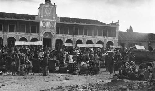 Crowded market place