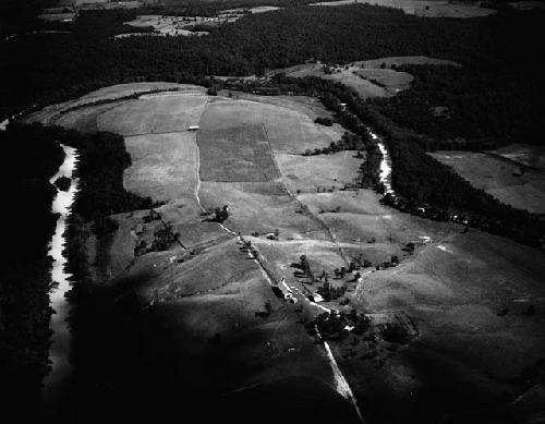 Fox Neck, bordered by the left bank of the Rapidan