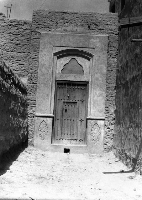 Wooden doorway