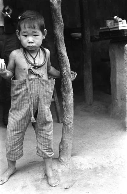 Shansi, September 1935, child at T'ungkuan