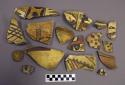 Selected potsherds