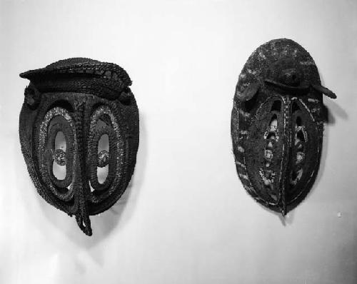 Maprik Tumbun (woven basketry masks - ceremonial)
