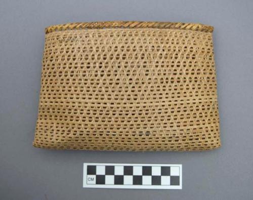 Very small rattan basket - greenish