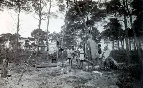 Camping ground Seminole Indians, Florida