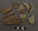 Sherds with painted decoration