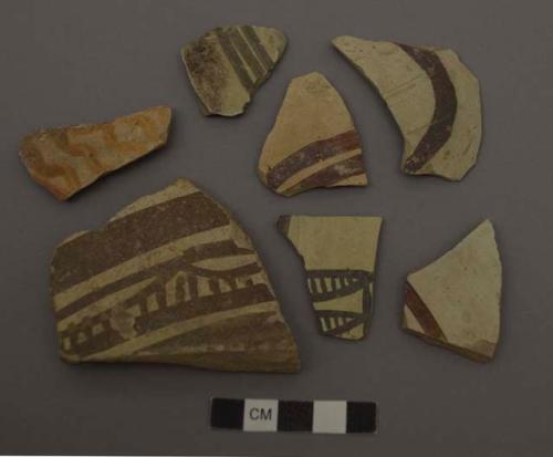 Sherds with painted decoration