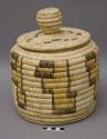 Basket with stepped design