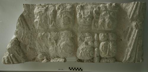 Cast of part of Stela H - east, bottom